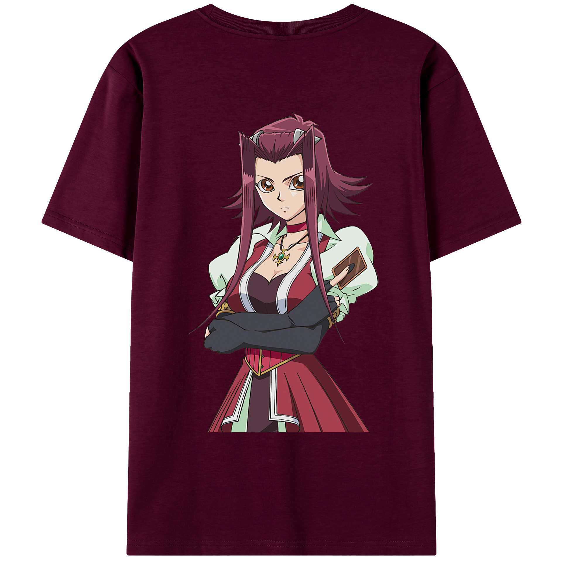 （画像用） 遊☆戯☆王 Yu-Gi-Oh! レディース半袖Tシャツ(バックプリント)